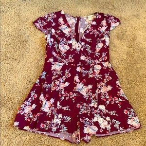 Forever21 Pastel Floral Romper